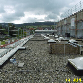 Sanierung Flachdach Sporthalle