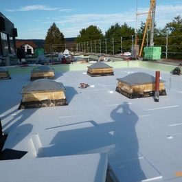 Sanierung Flachdach Sporthalle