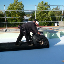 Sanierung Flachdach Sporthalle