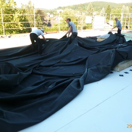 Sanierung Flachdach Sporthalle